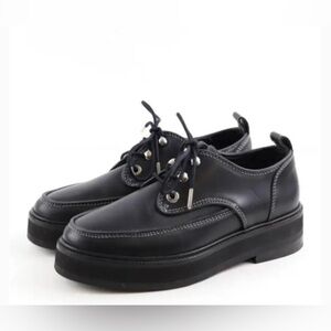 The Kooples Black Leather Women's Loafers